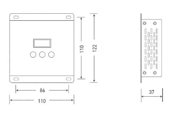 5A * 5 채널 RGBWY LED 컨트롤러 정전압 출력 DMX 디코더 4